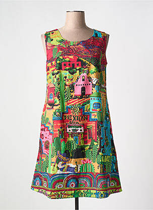 Rochie midi verde ORIENTIQUE NATURALLY femeie