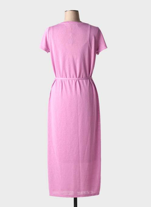 Rochie lungă roz IVY BEAU femeie