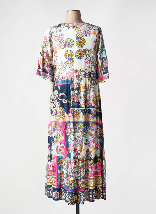 Rochie lungă albastru ORIENTIQUE NATURALLY femeie