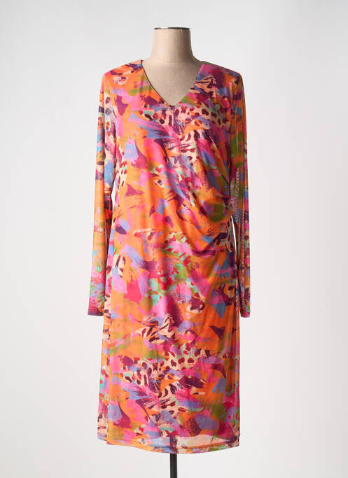 Rochie midi portocaliu IVY BEAU femeie