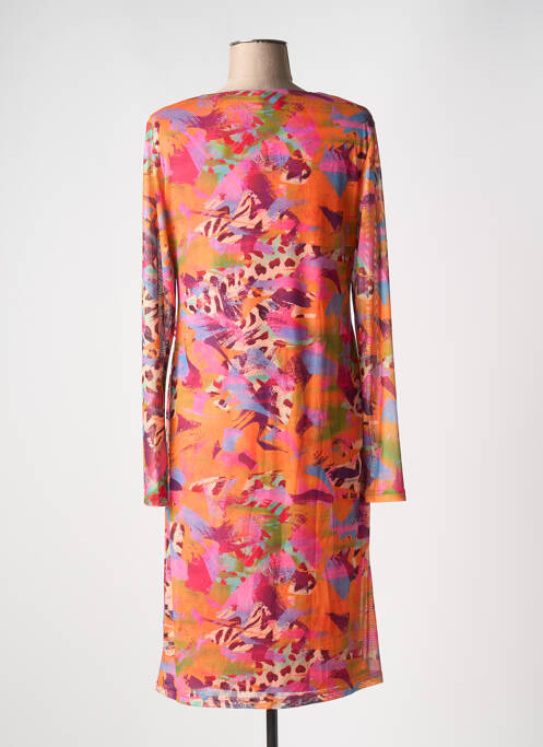 Rochie midi portocaliu IVY BEAU femeie