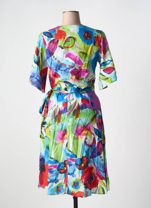 Rochie midi albastru ORIENTIQUE NATURALLY femeie