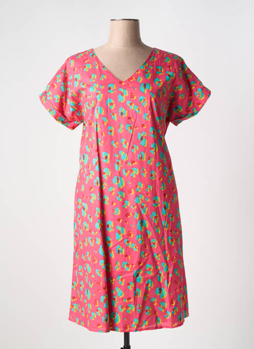 Rochie midi roșu ORIENTIQUE NATURALLY femeie