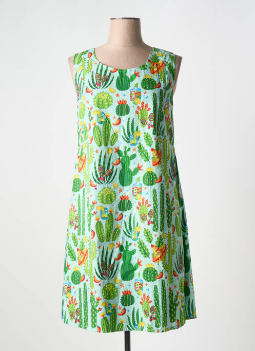 Rochie midi verde ORIENTIQUE NATURALLY femeie