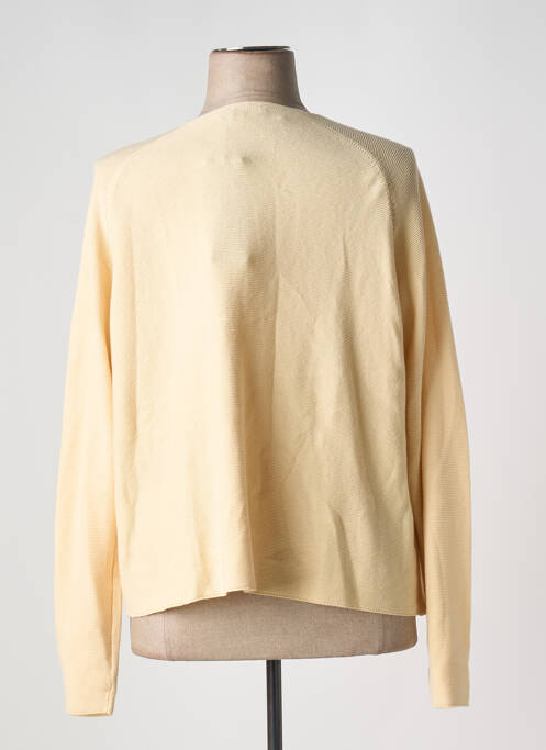 Vestă cu mâneci lungi bej YEST femeie