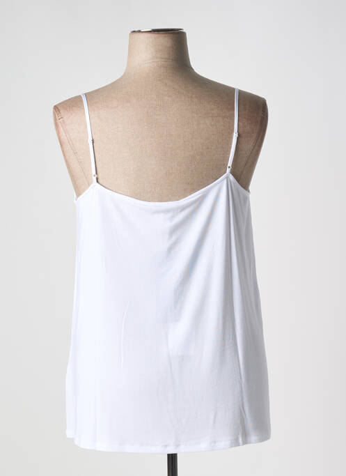 Top alb BASE LEVEL femeie