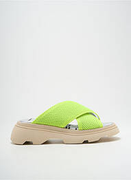 Mulete/saboți vârf deschis toc de 4 la 6 cm galben VADDIA femme