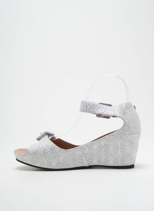 Sandale/Pantofi decupați argintiu MAM'ZELLE femeie