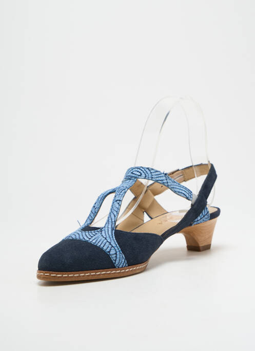 Sandale/Pantofi decupați albastru FRANCE MODE femeie