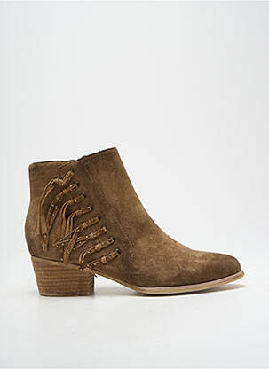 Botine/ghete vârf ascuțit toc de 4 la 6 cm verde FUGITIVE BY FRANCESCO ROSSI femeie