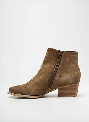 Botine/ghete vârf ascuțit toc de 4 la 6 cm verde FUGITIVE BY FRANCESCO ROSSI femeie
