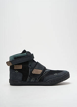 Adidași nubuc vârf rotund negru KICKERS băiat