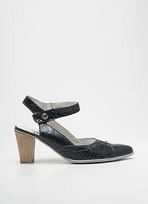 Sandale/Pantofi decupați negru UN TOUR EN VILLE femeie