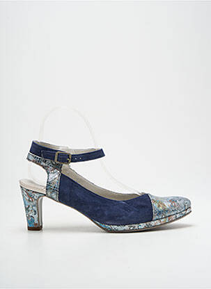 Pantofi cu toc albastru UN TOUR EN VILLE femeie