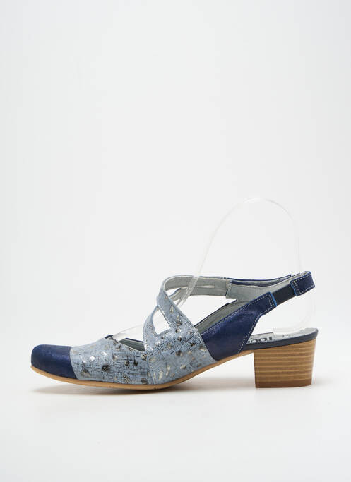 Sandale/Pantofi decupați albastru UN TOUR EN VILLE femeie