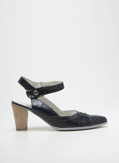 Sandale/Pantofi decupați negru UN TOUR EN VILLE femeie
