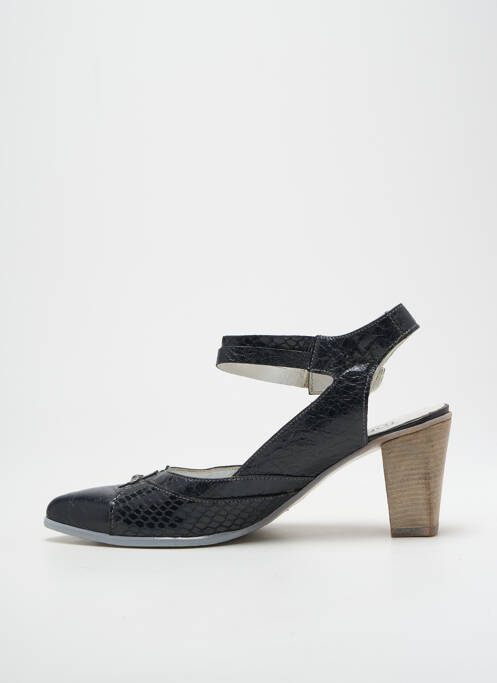 Sandale/Pantofi decupați negru UN TOUR EN VILLE femeie