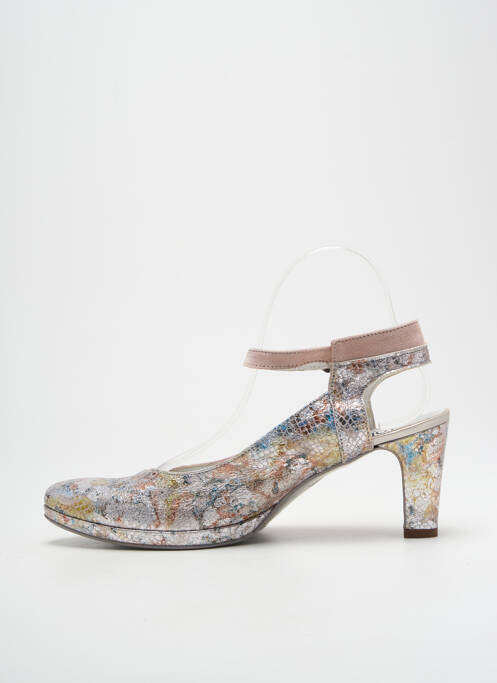 Pantofi cu toc închidere cu buclă(e) toc de 7 la 9 cm roz UN TOUR EN VILLE femme