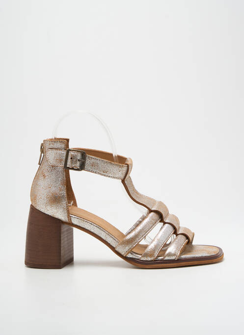 Sandale/Pantofi decupați argintiu CASTA femeie