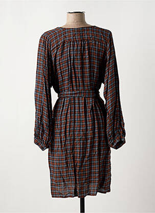 Rochie midi mâneci lungi mâneci lungi maro LA FEE MARABOUTEE femeie