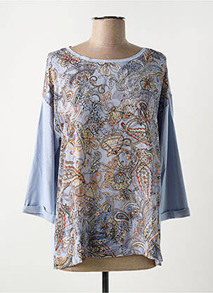 Tricou mâneci 3/4 mâneci 3/4 albastru BETTY BARCLAY femeie