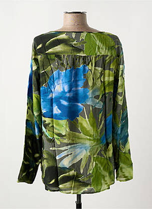 Bluză țesătură poplin mâneci lungi verde BETTY BARCLAY femeie