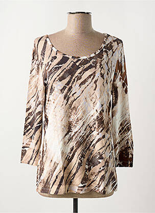 Tricou mâneci 3/4 mâneci 3/4 maro BETTY BARCLAY femeie