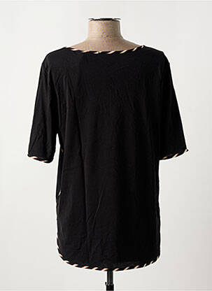Tricou guler în v mâneci scurte negru SCOTCH & SODA femeie