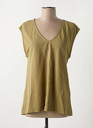 Tricou mâneci lungi mâneci lungi verde ESPRIT femeie
