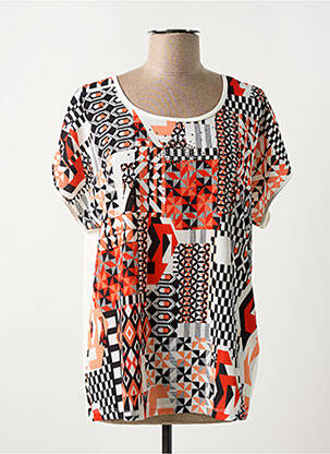 Tricou portocaliu CHRISTINE LAURE femeie