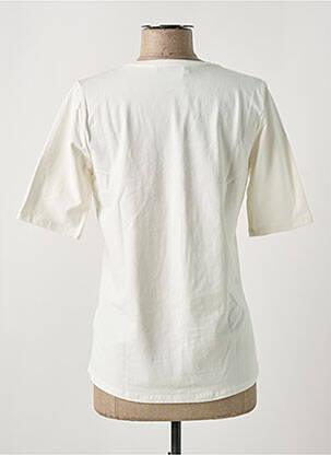 Tricou serigrafie cu strasuri mâneci scurte bej BETTY BARCLAY femeie
