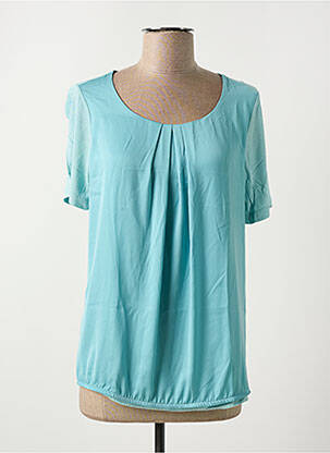 Tricou guler rotund mâneci scurte albastru BETTY BARCLAY femeie