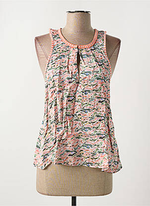 Top țesătură crep fără mâneci portocalie SCOTCH & SODA femeie
