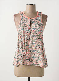 Top țesătură crep fără mâneci portocaliu SCOTCH & SODA femeie