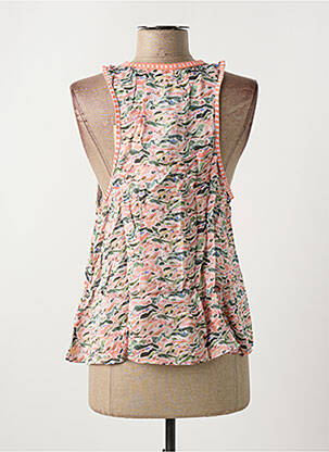 Top țesătură crep fără mâneci portocalie SCOTCH & SODA femeie