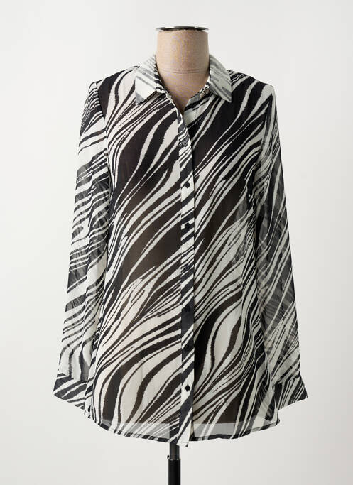 Cămașă țesătură crep mâneci lungi negru GUESS femme