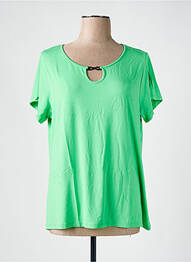 Tricou elasticitate mâneci scurte verde ESCORPION femme