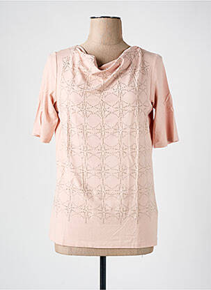 Tricou elasticitate mâneci scurte roz BETTY BARCLAY femeie