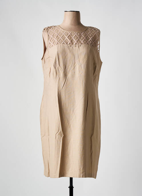 Rochie midi maro CHRISTINE LAURE femeie