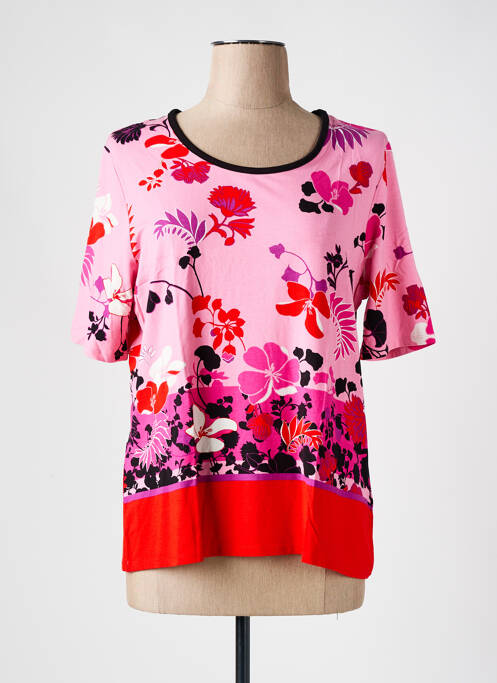 Tricou mâneci trei sferturi mâneci scurte roz BETTY BARCLAY femme