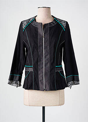Jachete elegante buzunare negru CHRISTINE LAURE femeie