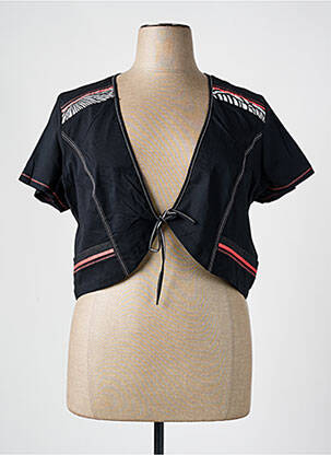 Bolero mâneci scurte negru CHRISTINE LAURE femeie