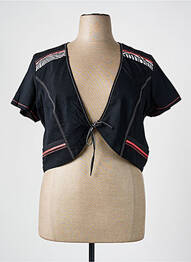 Bolero mâneci scurte negru CHRISTINE LAURE femme