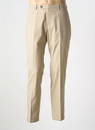 Pantalon slim elasticitate bej WHITE BROS. bărbat