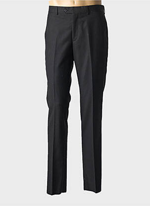 Pantalon slim țesătură poplin mărime normală negru 1969 bărbat