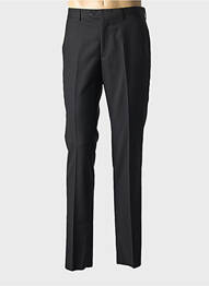 Pantalon slim țesătură poplin mărime normală negru 1969 bărbat