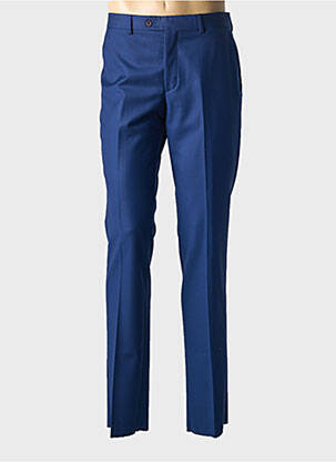 Pantalon slim țesătură poplin mărime normală albastru 1969 bărbat