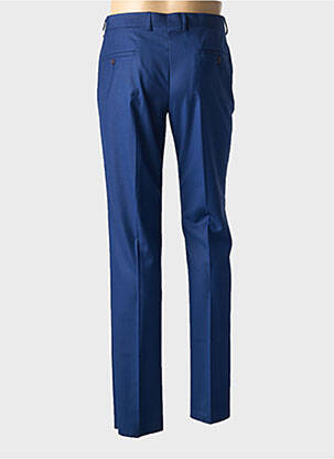 Pantalon slim țesătură poplin mărime normală albastru 1969 bărbat