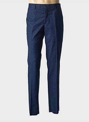 Pantalon slim țesătură poplin mărime normală albastru închis 1969 bărbat