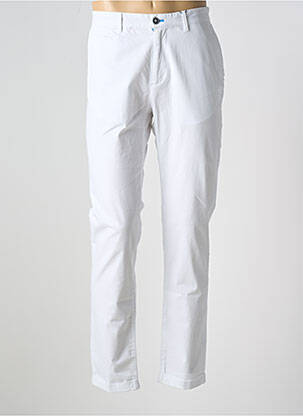 Pantalon chino elasticitate talie joasă alb DO REGO & NOVOA bărbat